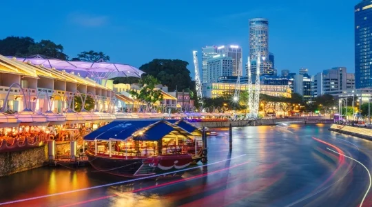 リバーボート乗船